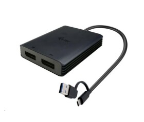 I-tec USB-A/USB-C Dual 4K DP Video Adapter EDF_2108600