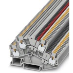 Phoenix Contact 3245969 řadová svorka pro konstrukční prvky 5.2 mm rychlé připojení šedá 50 ks