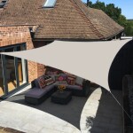 Malatec Stínící plachta čtverec 4x4m 10187 200g/m hnědá taupe