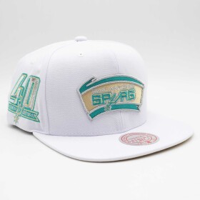 Mitchell & Ness Pánská kšiltovka San Antonio Spurs NBA Winter White Snapback