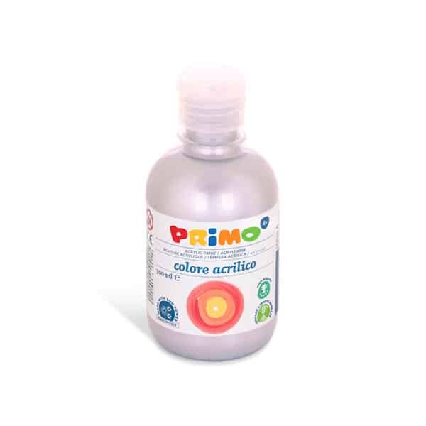 Primo akrylová barva 300 ml stříbrná