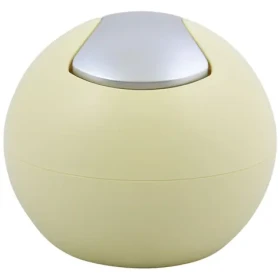 Spirella BOWL MATT mini výklopný odpadkový koš 1 L matný žlutý / plast (7610583203731)