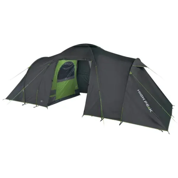 High Peak Como 4.0 tmavě zelená / Stan pro 4 osoby / 450 cm x 230 cm x 200 cm/ vodní sloupec: 3000 mm (10260)
