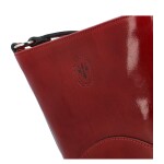 Luxusní dámská kožená crossbody kabelka Yllva, vínová