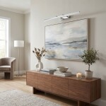 Koupelnové nástěnné LED svítidlo APP1871-1W 80cm CHROME OSW-66027