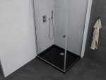 MEXEN/S - Pretoria sprchový kout 90x100, transparent, chrom + sprchová vanička včetně sifonu 852-090-100-01-00-4070
