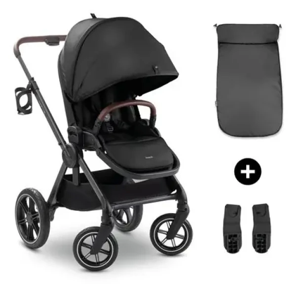 Hauck Comfort N Care černá / sporťák + nánožník / adaptér na autosedačku (HK165577)