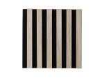 Akustický panel – Černá / dub sonoma 270 × 30 cm