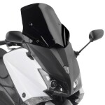 D2013B plexi černé lesklé, sportovní Yamaha T-Max 530 (12-16), vxš460x480 mm