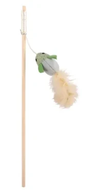 Huhubamboo Škádlítko myš s peřím / Hračka pro kočky (356045)
