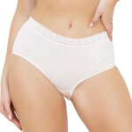 Dámské kalhotky Fiore maxi white - ITALIAN FASHION bílá L