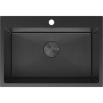 MEXEN - Solix ocelový dřez 1-bowl 650 x 450 mm, černá HC 6403651000-70HC