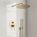 REA - Podomítková sprchová sada Foss Clif Brush Gold + BOX REA-P5647