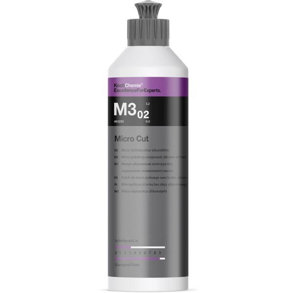 Koch Chemie Brusná pasta, leštěnka s mikročásticemi Koch Micro Cut M3.02 250ml EG4403250