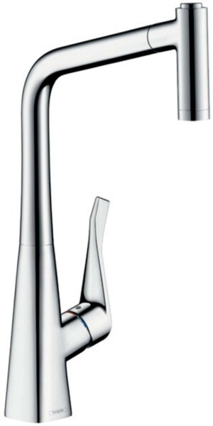 HANSGROHE - M71 Dřezová baterie M7116-H320 s výsuvnou sprškou, sBOX, chrom 73801000