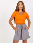 Šortky D73761M62233KA1 šedá L