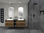 SAPHO - MANOR zrcadlo s LED osvětlením 50x100cm MN500