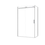 HOPA - Pevná boční stěna PANEL BELVER GRAFIT NEW - Barva rámu - Grafit, Pevná stěna - 80 Směr zavírání - Univerzální Levé / Pravé, Výplň - Čiré bezpečnostní sklo - 8 mm BCBELV80PSGCN