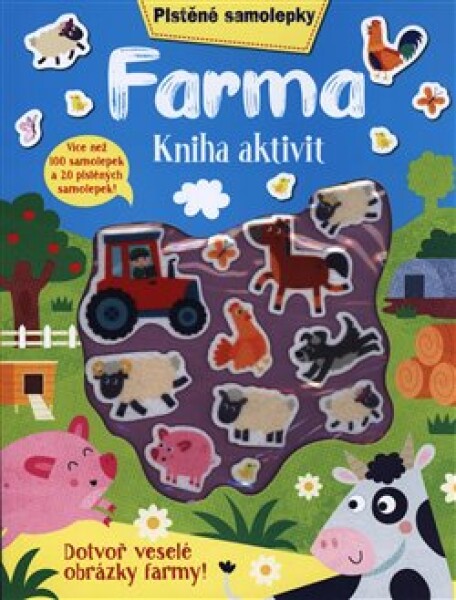 Plstěné samolepky - Farma - kniha aktivit