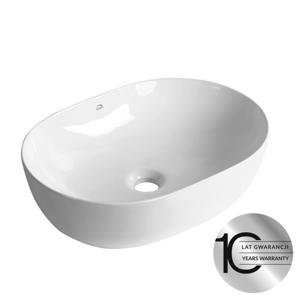 Laveo - Lomami - keramické umyvadlo na desku 48x35 VUL_6248