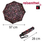 Deštník Reisenthel Umbrella Pocket Duomatic Paisley black