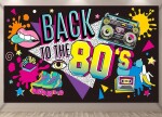 Dovoz Plachta - Retro 80. let tematické párty, PVC banner