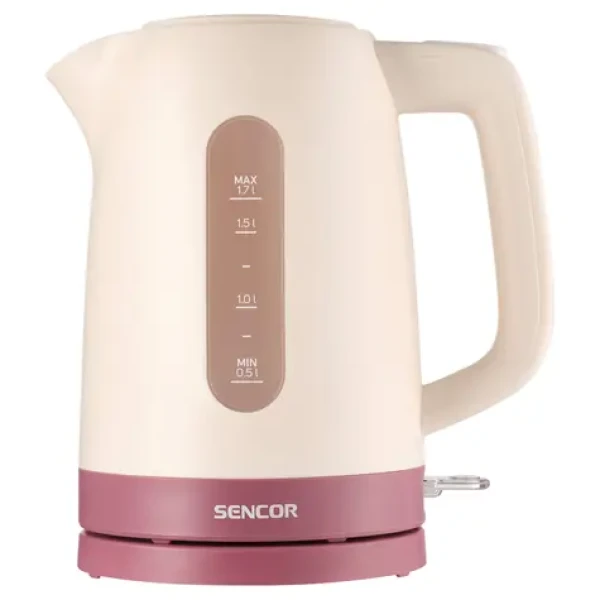 SENCOR SWK 1733RS růžová / Rychlovarná konvice / 2200W / 1.7L (8590669397570)
