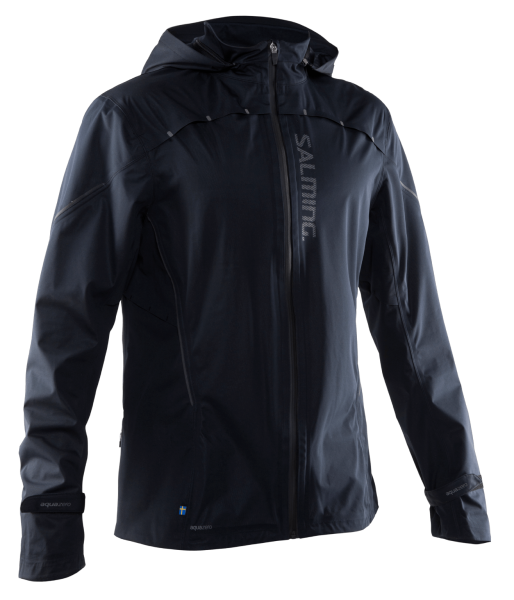 Běžecká bunda SALMING Run Abisko Rain Jacket - Black Velikost textilu: S