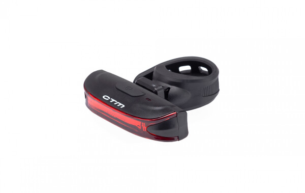 Osvětlení zadní CTM Caliber, 65ln, USB, černé