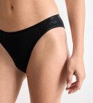 Dámské kalhotky GO Daily Cotton Mini - BLACK - černé 0004 - SLOGGI BLACK S