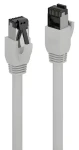 Lindy šedá / Patch kabel / Cat 8.1 S/FTP / RJ45-RJ45 / 0,3 m (47440)