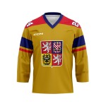 Zlatý dres české hokejové reprezentace MISTŘI 2024 CCM Fandres replica Velikost: