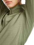 Dámská merino mikina ICEBREAKER Wmns 300 RealFleece Descender LS Zip, Lichen velikost: S