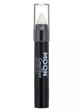 Smiffys.com Pastelka na tělo - Moon Creations - bílá 3.5g