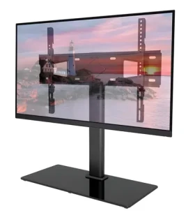 Techly Podlahový stojan TV černá / Podlahový stojan pro TV / 32-65” / VESA / nosnost 45 kg / nastavitelný (363753)