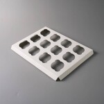 Dortisimo Bílá krabice s okénkem na 12 ks muffinů (35,5 x 25,4 x 10 cm)