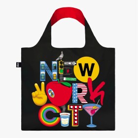 Skládací nákupní taška LOQI TOBY TRIUMPH New York City