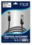 Inca HDMI kabel 3 m šedá / Kabel HDMI / 2.0 / 18 Gbit/s / 4K 30Hz (IHD-03T)
