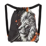 Bagmaster SÁČEK VEGA 26 A školní na přezůvky / tělocvik – lev Černá 1.5 l 230441