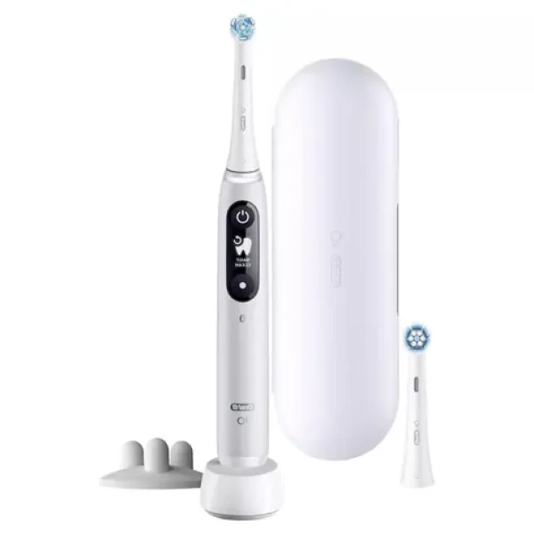 Oral-B iO Series 6s Grey Opal / Elektrický zubní kartáček / Bluetooth / Tlakový senzor / 5 režimů čištění