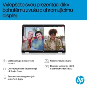 HP OmniBook 5 Flip fp-0301nc stříbrná / Notebook / 14" 2K / Intel Core 5 120U / 16 GB / 1 TB SSD / Intel / W11H (100002162362)