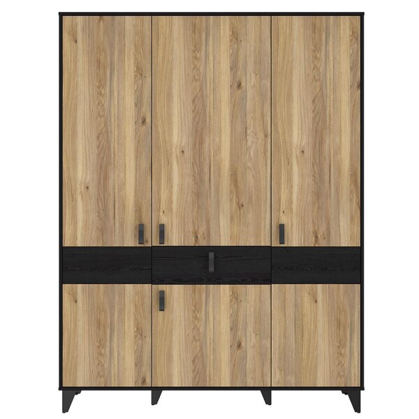 Skříň 150 Liona LYAS831-M688 dub mauvella/dub cabezone