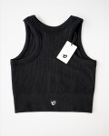 Vilgain Cotton Crop Top jet black