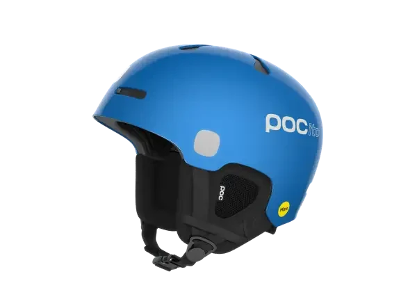 POC POCito Auric Cut MIPS dětská lyžařská přilba Fluorescent Blue vel. XS-S (51-54 cm)