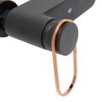Sprchová baterie SAT Fusion bez sprchového setu 150 mm černá/bronz SATBSFU268CPCBR SATBSFU268CPCBR