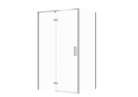 CERSANIT - SET C122 Sprchový kout Larga, levý, 120x80x195, chrom, čiré sklo S601-322