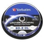 Verbatim MDISC BD-R DL 43847 / Blu-ray disk / 50 GB / 6x / 10 ks / Spindl / Inkjet Printable (43847)