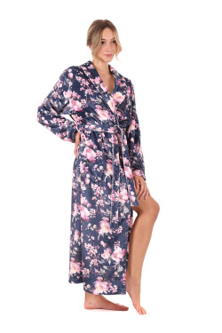 Dámský župan Toya 2126 Tmavě modrá - Vestis tmavě modrá - vzor XXL