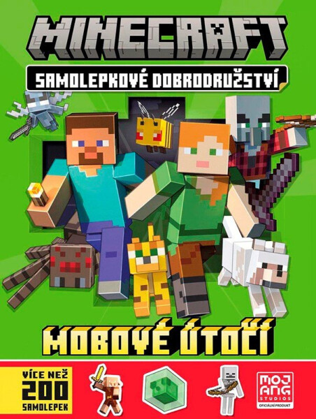 Minecraft Samolepkové dobrodružství - Mobové útočí! - kolektiv autorů