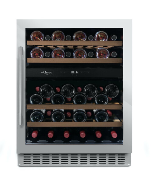 MQuvée vestavná vinotéka Winecave 700 60D nerez
